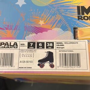 Sleek Black IMPALA ROLLER SKATE